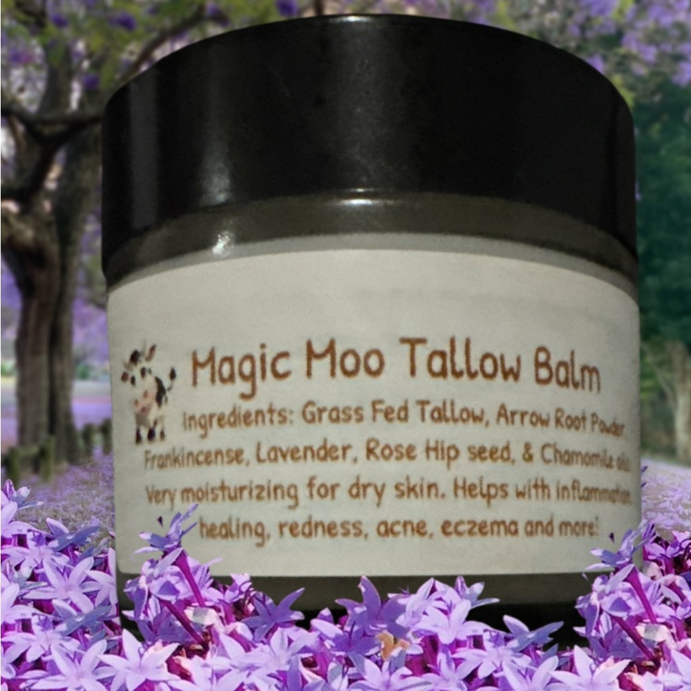 Black and White Tallow Balm Moisturizer & Body Oil